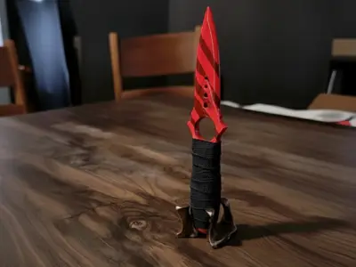CS2 Skeleton Knife – 3D Model Inspired by CS2