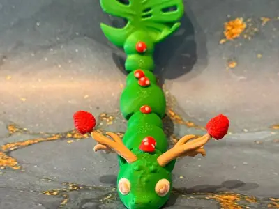 Articulated Flexy Forest Dragon