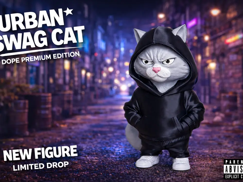 Urban swag cat