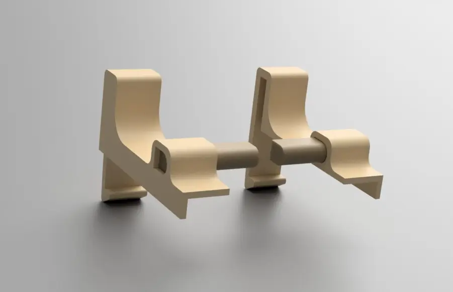Ikea Billy desk clamp