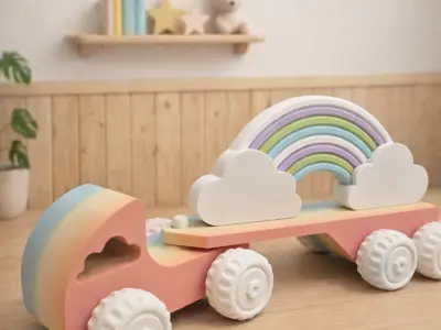 TOY TRUCK RAIMBOW