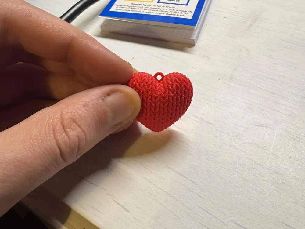 Texture Heart Pendant