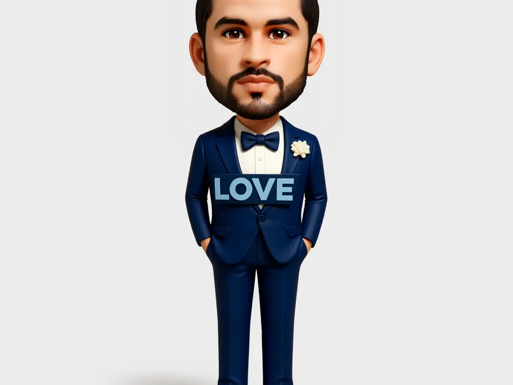 Bad Bunny LOVE  - Bobble Head