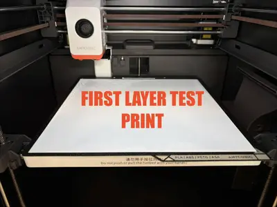 First Layer Test Print