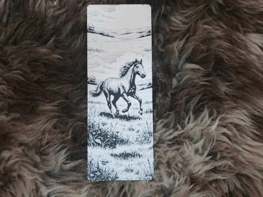 Running Horse Bookmark