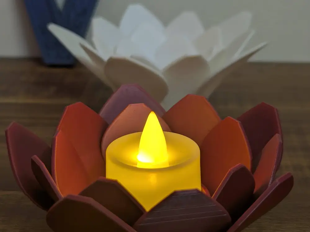Lotus Candlelight Holder Customisable