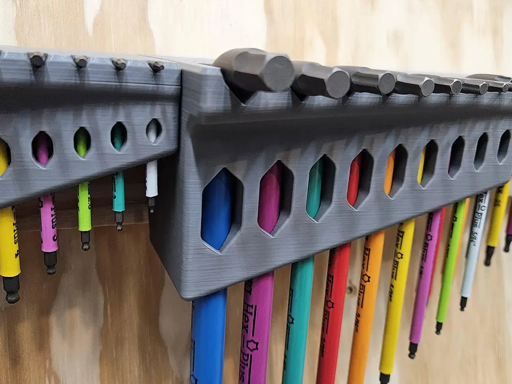 Wera Hex Plus Metric and SAE French Cleat Organizers