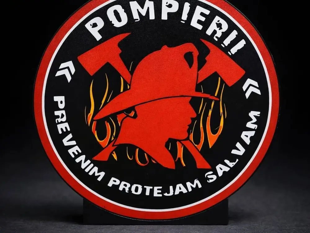 POMPIERII/Firefighter Lamp/lightbox