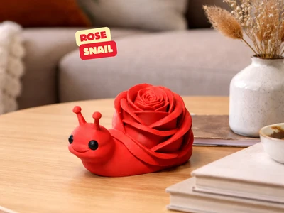 ROSE SNAIL / VALENTINESDAY / MOTHERSDAY / HOMEDECOR