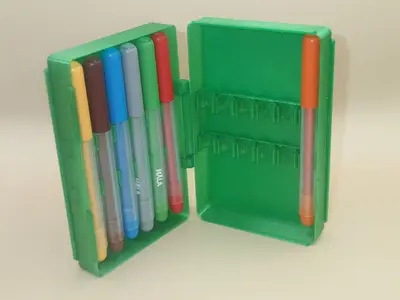 Clip-Lock Marker Case for 12 – Fits Ikea MÅLA