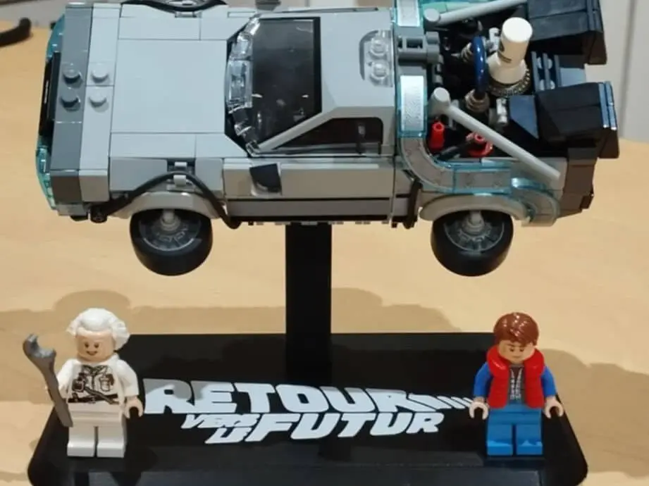 Back to the Future 77256 Display Stand French text