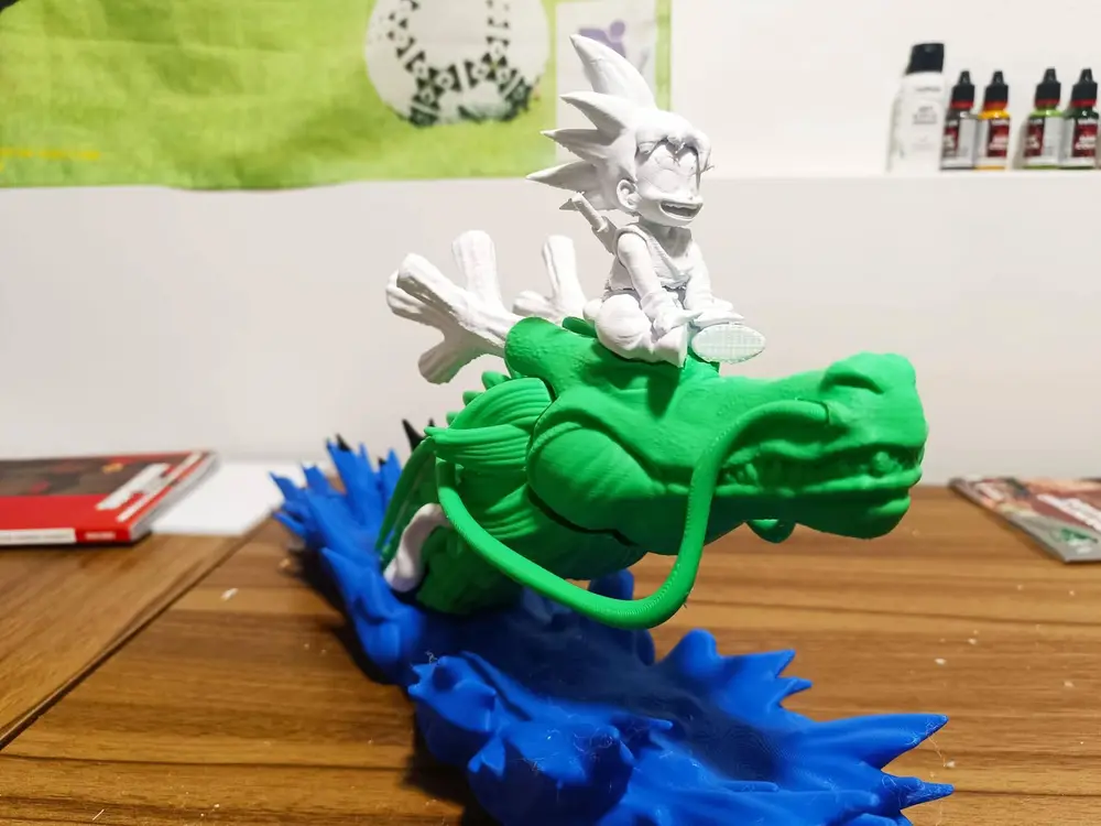kid Goku & Dragon Shenron