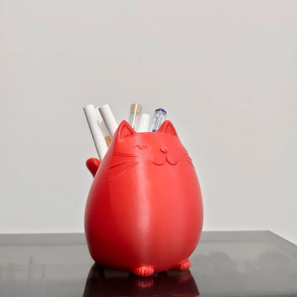 Chilling Cat Pen Holder