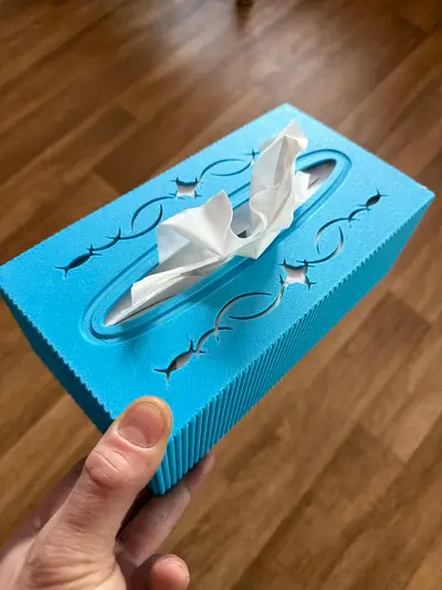 Tissue holder box cover