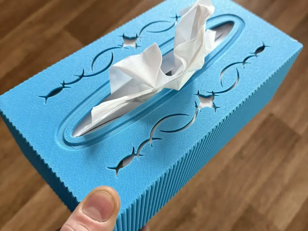 Tissue holder box cover