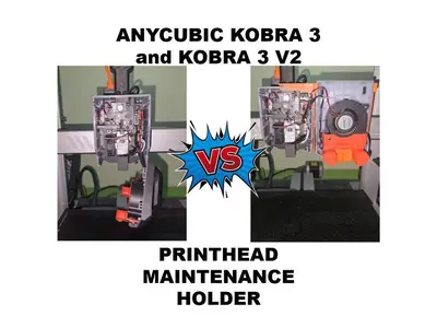 Kobra 3 and Kobra 3 V2 Printhead Maintenance Holder
