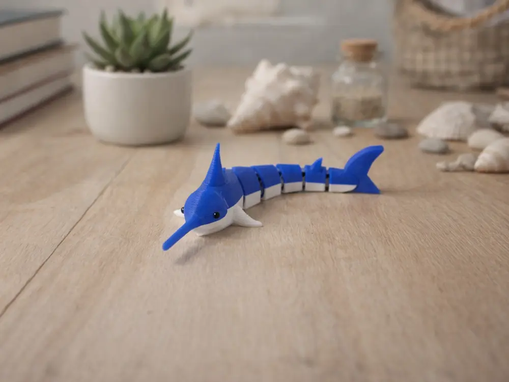 Flexi Swordfish Toy