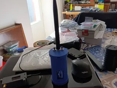 Portable Cylindrical Meshtastic Node - XIAO nRF52840 & Wio-SX1262