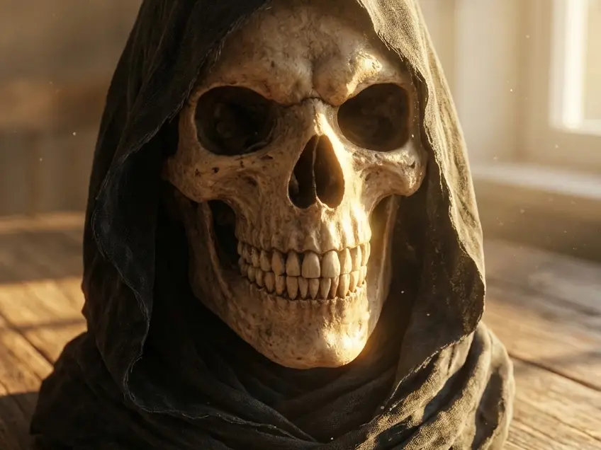 Intimidating Skeleton Skull