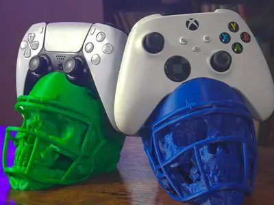 Football Skull Controller Stand Bundle | PS4, PS5, Xbox, Switch 1 and 2