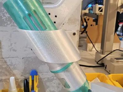 Vacuum kit / Heat gun angled wall holster / holder