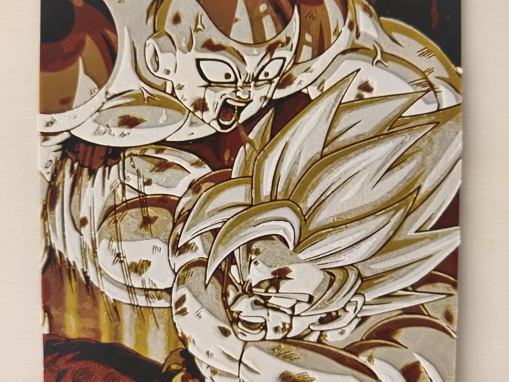 lienzo goku hueforge