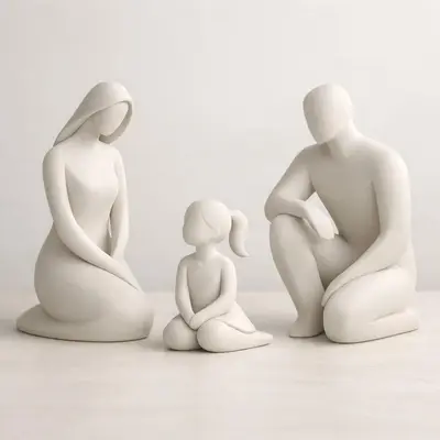 Essenza Famiglia – Scultura Minimalista Design Moderno