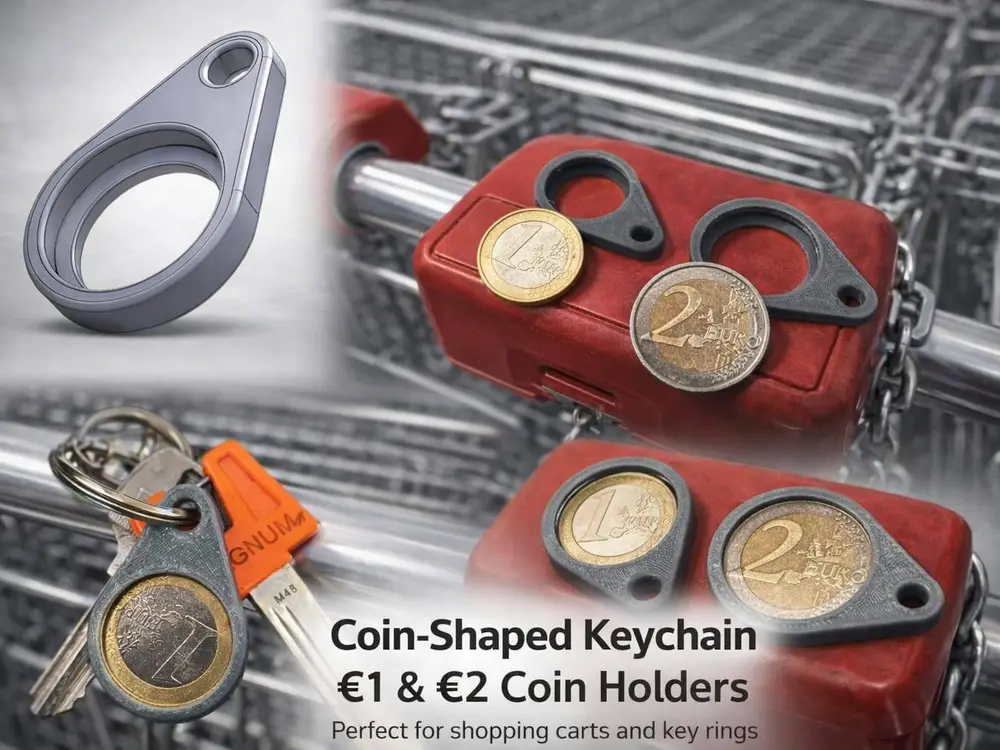 coin holder keychain