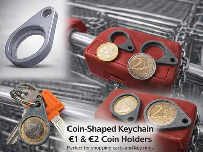 coin holder keychain