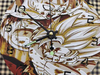 reloj de pared goku  hueforge