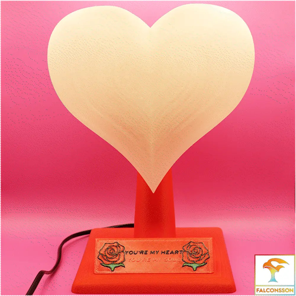Retro Heart Lamp