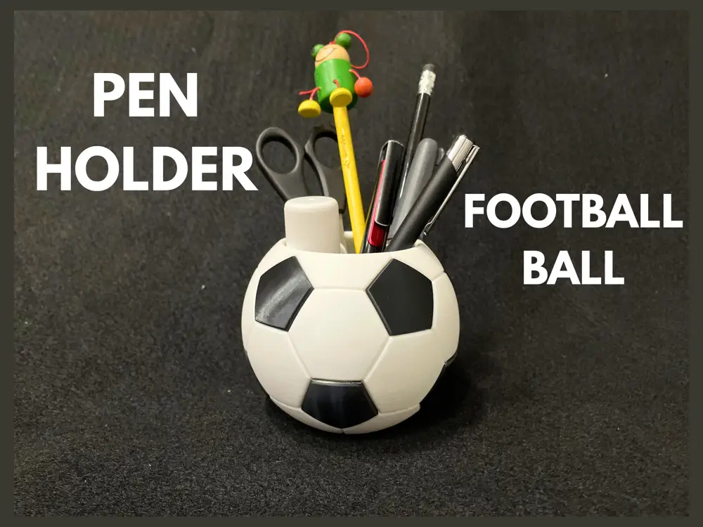 Football Ball Pen Holder | Easy No-ACE Print