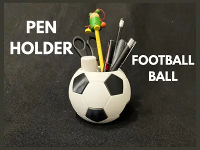 Football Ball Pen Holder | Easy No-ACE Print