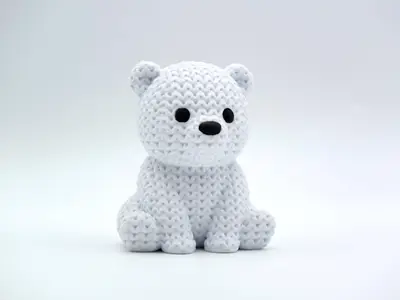Knitted Polar Bear