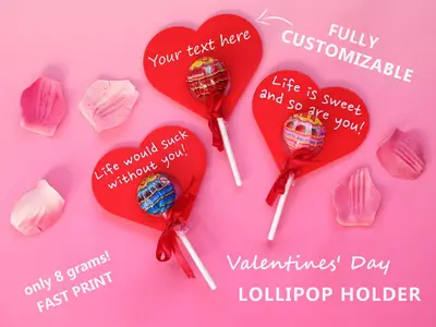 Valentine's Lollipop Holder
