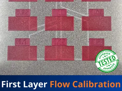 First Layer Flow Calibration Kit — Perfect First Layer Every Time
