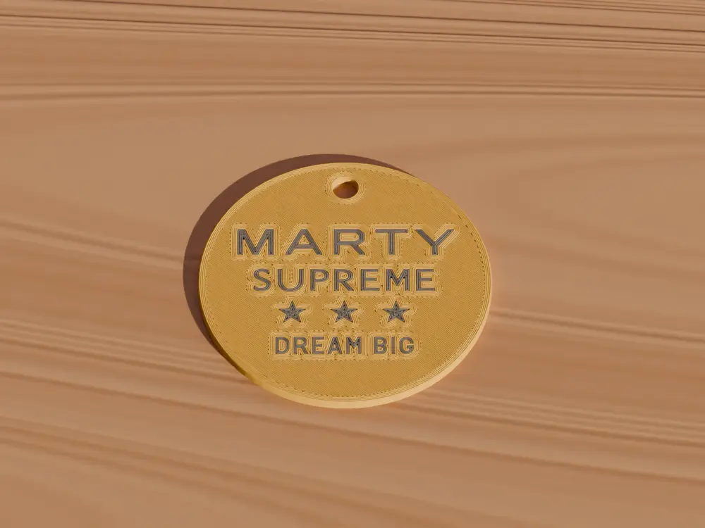 MARTY SUPREME Ping Pong - Keychain