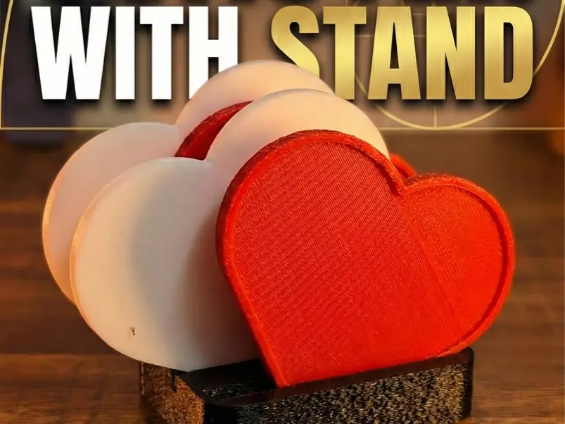 Valentines Heart Coaster
