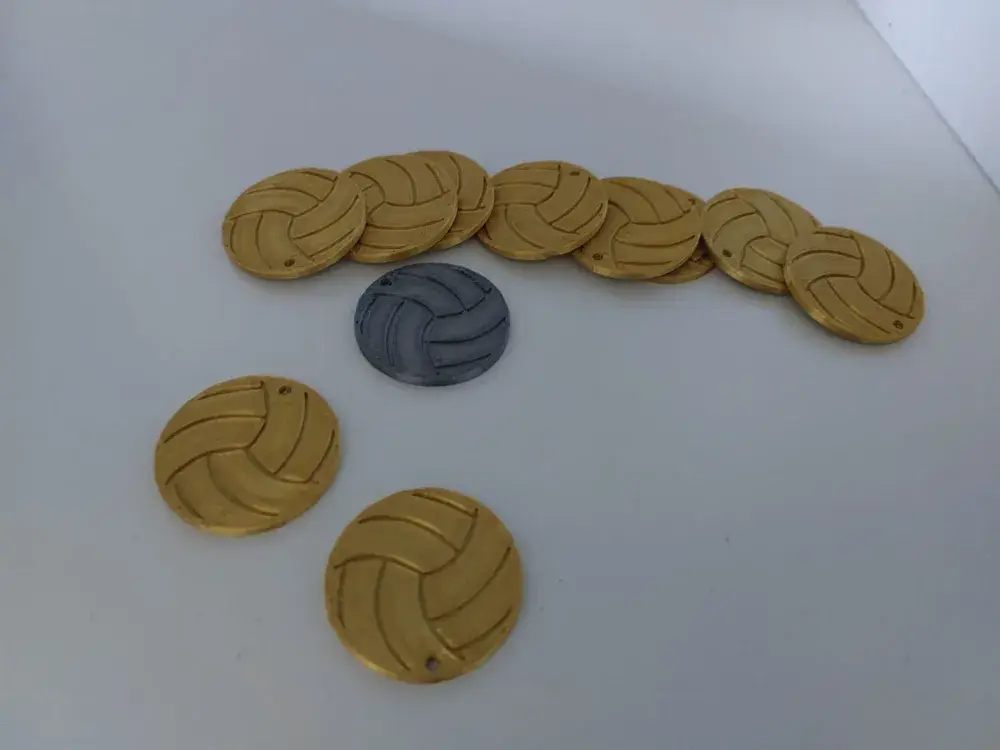 volleyball keychain