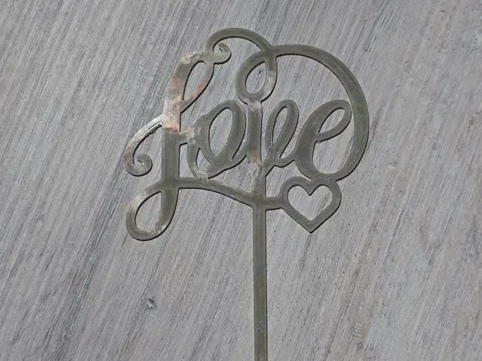 Topper Love heart