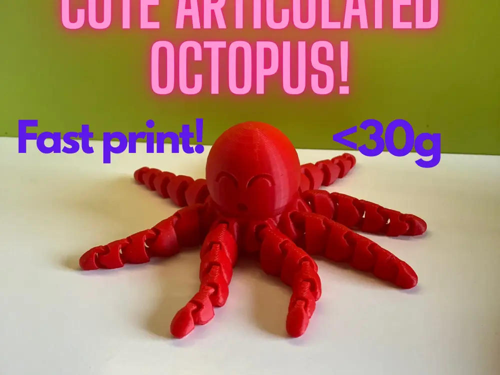 Cute Articulated Octopus