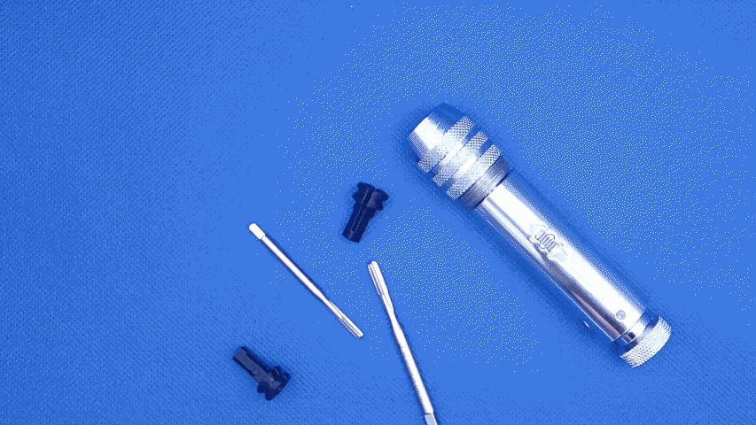 Emergency Tap Adapter Set – M3 & M4 for 6mm Square Drive