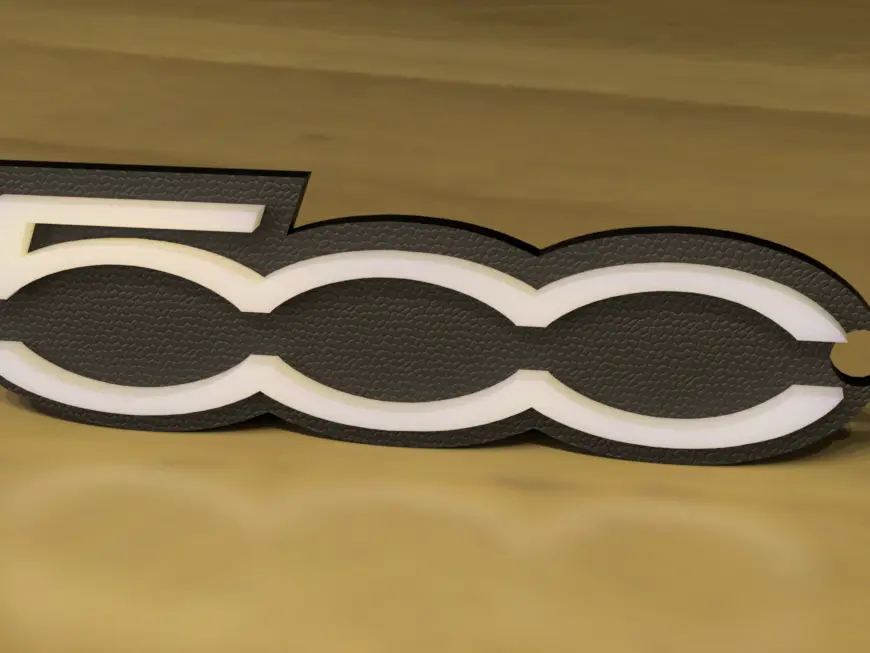 Fiat 500 keychein