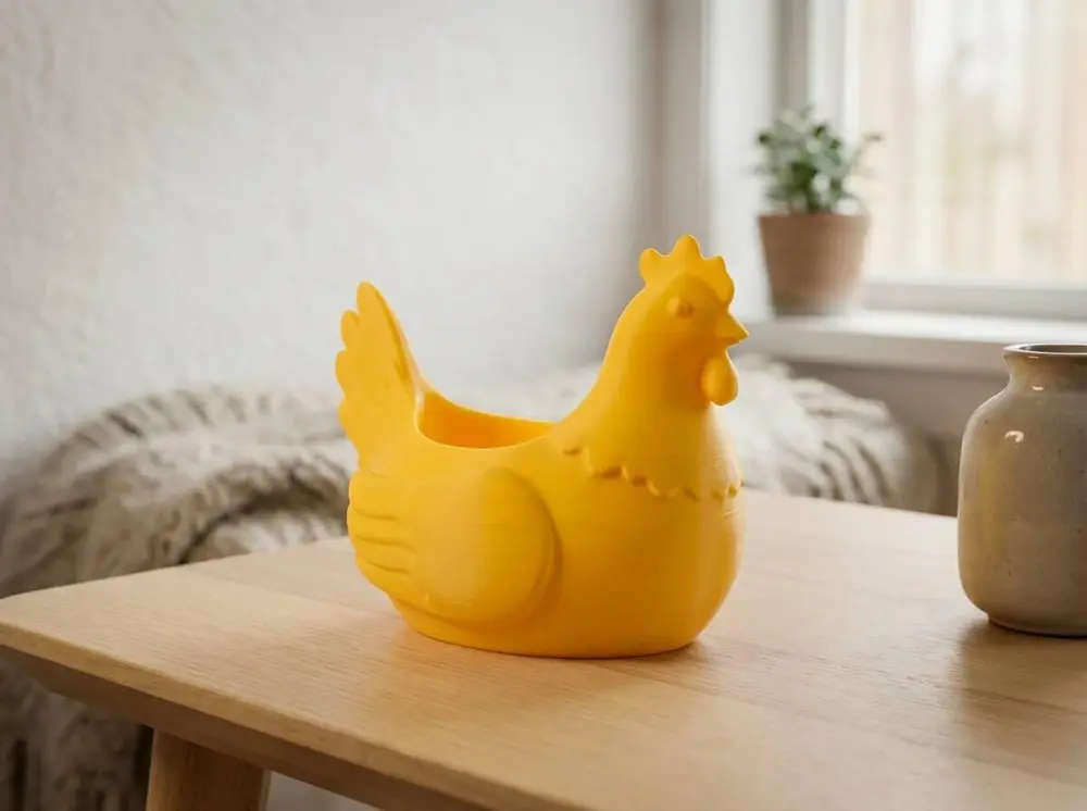 Easter Chicken Bowl - Cute Animal Decor