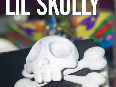 Lil Skully - Wall Art Skull and Crossbones