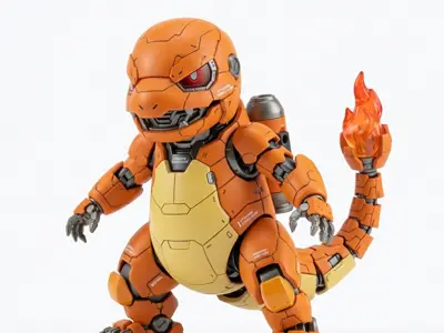 Mecha Charmander – Ultimate Mechanical Dragon