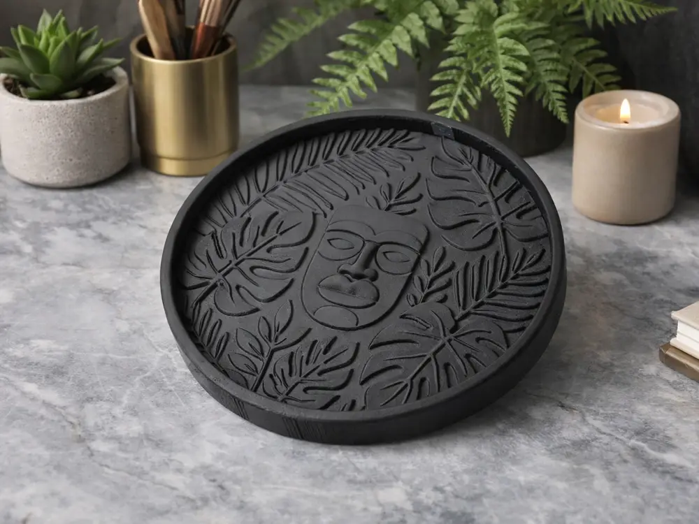 Tiki Botanical Trinket Tray