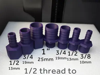 Threaded connection 12 to 38, 12, 34