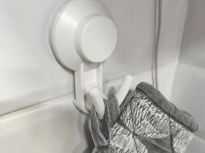 Hack TISKEN Ikea hooks: single hook and double hook.