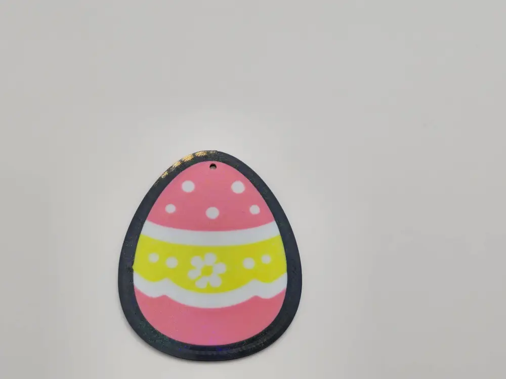Easter Egg Flower Keychain – Spring Egg Keychain